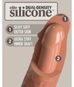 KING COCK - ELITE GODE RÉALISTE EN SILICONE 15.2 CM CARAMEL