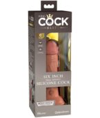 KING COCK - ELITE GODE RÉALISTE EN SILICONE 15.2 CM CARAMEL