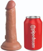 KING COCK - ELITE GODE RÉALISTE EN SILICONE 15.2 CM CARAMEL