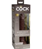 KING COCK - ELITE GODE RÉALISTE EN SILICONE 17.8 CM MARRON