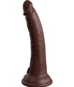 KING COCK - ELITE GODE RÉALISTE EN SILICONE 17.8 CM MARRON