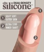 KING COCK - ELITE GODE RÉALISTE EN SILICONE 17.8 CM