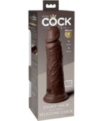 KING COCK - ELITE GODE RÉALISTE EN SILICONE 20.3 CM MARRON