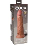 KING COCK - ELITE GODE RÉALISTE EN SILICONE 20.3 CM CARAMEL