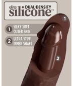 KING COCK - ELITE GODE RÉALISTE EN SILICONE 28 CM MARRON