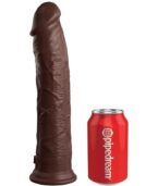 KING COCK - ELITE GODE RÉALISTE EN SILICONE 28 CM MARRON