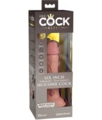 KING COCK - ELITE GODE RÉALISTE VIBRANT & SILICONE 15.2 CM