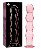 NEBULA SERIES BY IBIZA - MODÈLE 10 GODE EN VERRE BOROSILICATE ROSE 16.5 CM -O- 3.5 CM