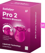 SATISFYER - AIR PULSE VIBRATEUR FLEUR MODERNE PRO 2