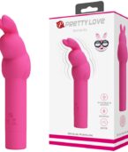 PRETTY LOVE - VIBRATEUR EN SILICONE LAPIN GERARDO FUSCHIA