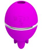 PRETTY LOVE - VIBRATEUR ROND EN SILICONE GEMINI BALL VIOLET