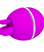 PRETTY LOVE - VIBRATEUR ROND EN SILICONE GEMINI BALL VIOLET