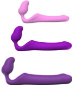 ADRIEN LASTIC - QUEENS STRAP-ON SOUPLE VIOLET TAILLE L