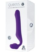 ADRIEN LASTIC - QUEENS STRAP-ON SOUPLE VIOLET TAILLE L