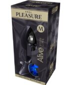 ALIVE - MINI PLUG MÉTAL BLEU PLAISIR ANAL TAILLE M