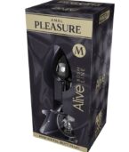 ALIVE - MINI PLUG DE PLAISIR ANAL MÉTAL BLANC TAILLE M