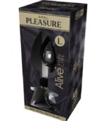 ALIVE - MINI PLUG ANAL PLEASURE MÉTAL NOIR TAILLE L