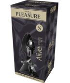 ALIVE - MINI PLUG DE PLAISIR ANAL MÉTAL NOIR TAILLE S