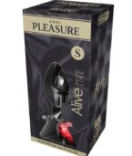 ALIVE - MINI PLUG DE PLAISIR ANAL MÉTAL ROUGE TAILLE S