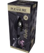 ALIVE - PLAISIR ANAL MINI PLUG MÉTAL ROSE TAILLE M