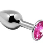 ALIVE - PLAISIR ANAL MINI PLUG MÉTAL ROSE TAILLE M