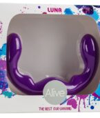 ALIVE - GODE LUNA DOUBLE PÉNÉTRATION SILICONE VIOLET 25 CM