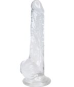 ALIVE - PÉNIS RÉALISTE LUSTY TRANSPARENT 18 CM