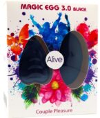 ALIVE - MAGIC EGG 3.0 OEUF VIBRANT TÉLÉCOMMANDE NOIR