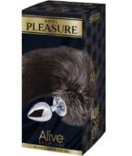 ALIVE - PLUG DE PLAISIR ANAL QUEUE DE RENARD EN MÉTAL TAILLE L