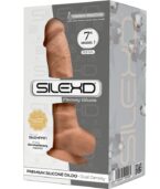 SILEXD - MODÈLE 1 PÉNIS RÉALISTE PREMIUM SILEXPAN SILICONE CARAMEL 17.5 CM