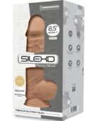 SILEXD - MODÈLE 1 PÉNIS RÉALISTE PREMIUM SILEXPAN SILICONE CARAMEL 21.5 CM