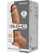 SILEXD - MODÈLE 1 PÉNIS RÉALISTE PREMIUM SILEXPAN SILICONE CARAMEL 23 CM