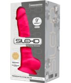 SILEXD - MODÈLE 1 PÉNIS RÉALISTE PREMIUM SILEXPAN SILICONE FUCHSIA 23 CM