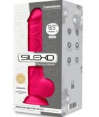 SILEXD - MODÈLE 1 PÉNIS RÉALISTE PREMIUM SILEXPAN SILICONE FUCHSIA 24 CM