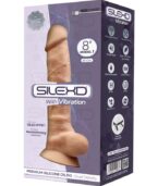 SILEXD - MODÈLE 1 VIBRATEUR PÉNIS RÉALISTE SILICONE PREMIUM SILEXPAN 20 CM