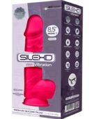 SILEXD - MODÈLE 1 VIBRATEUR PÉNIS RÉALISTE SILICONE PREMIUM SILEXPAN FUCHSIA 21.5 CM