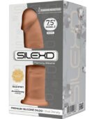 SILEXD - MODÈLE 2 PÉNIS RÉALISTE PREMIUM SILEXPAN SILICONE CARAMEL 19 CM