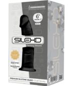 SILEXD - MODÈLE 2 PÉNIS RÉALISTE PREMIUM SILEXPAN SILICONE NOIR 15 CM