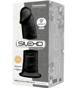 SILEXD - MODÈLE 2 PÉNIS RÉALISTE PREMIUM SILEXPAN SILICONE NOIR 23 CM