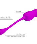 PRETTY LOVE - OEUF VIBRANT RECHARGEABLE CALLIE VIOLET