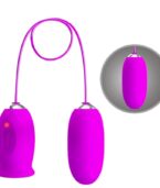 PRETTY LOVE - VIBRATEUR RECHARGEABLE DAISY DUAL EGG VIOLET