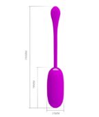 PRETTY LOVE - OEUF VIBRANT JULIUS IMPERMÉABLE-RECHARGEABLE VIOLET