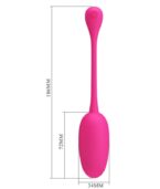 PRETTY LOVE - OEUF VIBRANT RECHARGEABLE KNUCKER ROSE