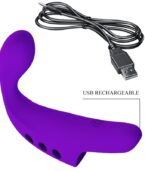 PRETTY LOVE - VIBRATEUR  DOIGT RECHARGEABLE GORGON VIOLET