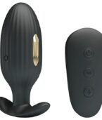 PRETTY LOVE - VIBRATEUR ANAL RECHARGEABLE KELLY PLUG NOIR