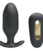 PRETTY LOVE - VIBRATEUR ANAL RECHARGEABLE KELLY PLUG NOIR