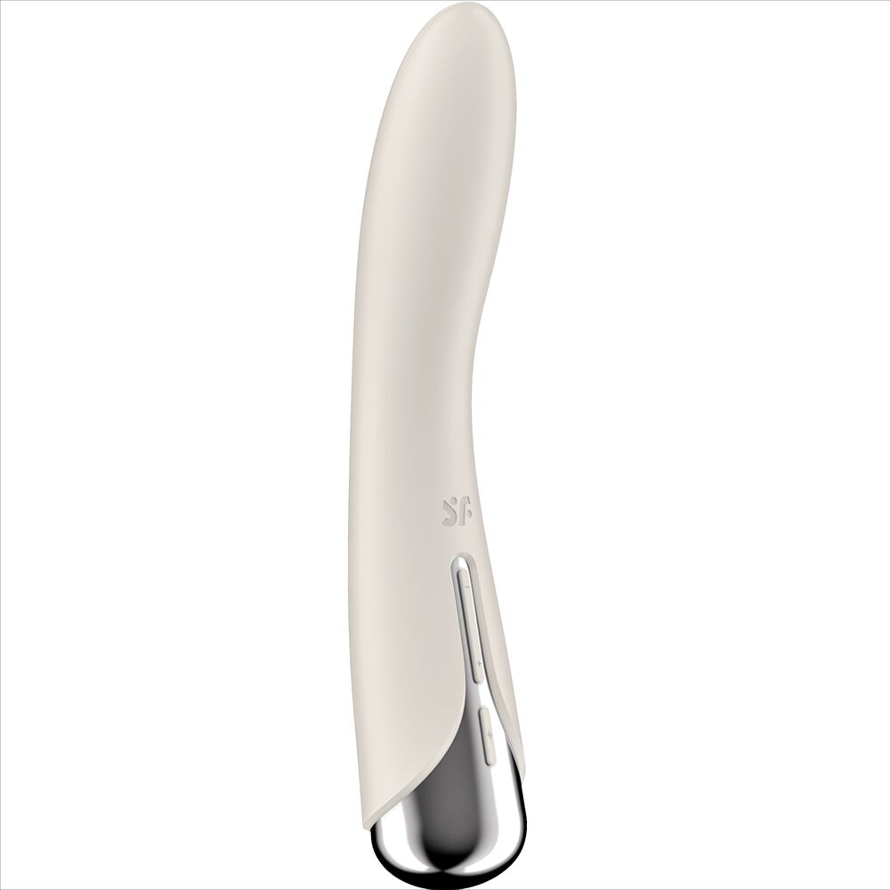 SATISFYER - VIBRATEUR ROTATEUR SPINNING VIBE 1 G-SPOT BEIGE