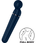 SATISFYER - MASSAGER VIBRATEUR PLANET WAND-ER BLEU