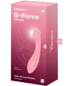 SATISFYER - STIMULATEUR VIBRATEUR G-FORCE G-SPOT ROSE