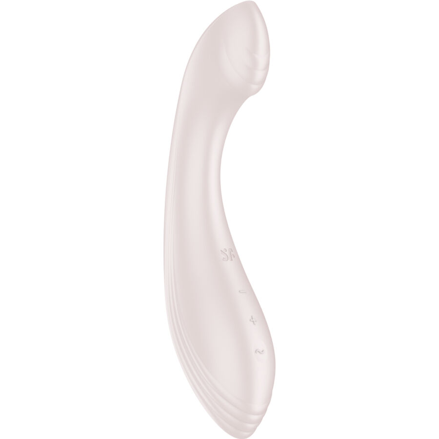 SATISFYER - STIMULATEUR VIBRATEUR G-FORCE G-SPOT BEIGE